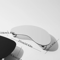 アクリルトレイ ミラーデザイン　モノトーンインテリアの画像