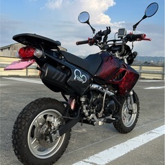 奈良県大和郡山市〜 整備済カワサキ KSR110 2006年モデル BC-KL110A 色替 ディズニー夢の国ミッキー仕様 要現車確認の画像