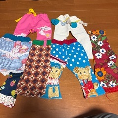 70〜100くらい　レトロビンテージ　シーツリメイク　ベビー服の画像