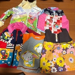 70〜100くらい　レトロビンテージ　シーツリメイク　ベビー服の画像