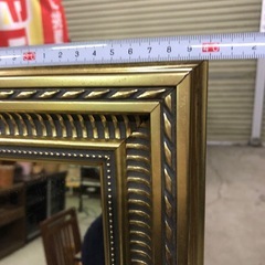 アンティーク調スタンドミラー 壁掛けとしても45cm×156cmの画像