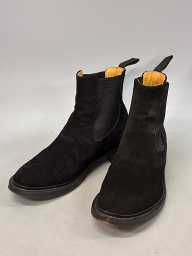 MAKERS メイカーズ ブラック スエード サイドゴアブーツ 6 1/2 別注 25.5㌢ レザーソール