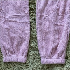 【新品未使用】レディースパジャマ 長袖 XL ピンク モコモコ マイクロファイバーパジャマ 上下 ルームウェア 柔らか フリースの画像