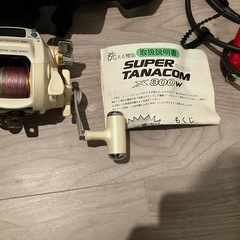 船釣り竿、電動リール一式の画像