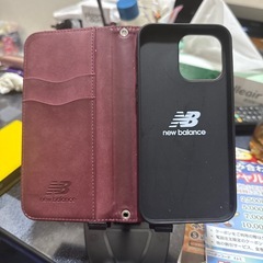 アイホン14プロMAX手帳型カバーNEW balanceの画像