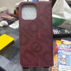 アイホン14プロMAX手帳型カバーNEW balanceの画像