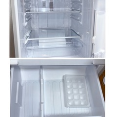 2017年製SHARP 137L 冷蔵庫の画像