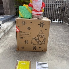 屋外電飾サンタクロース飾りの画像