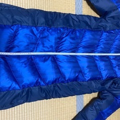 adidas アディダス ダウンロングベンチコート　Mサイズ　m size ベンチコート サッカー
 ダウンコート ロングコート 防寒 ブルー 美品 の画像