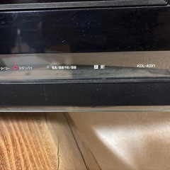 壊れたテレビ（ソニー）の画像