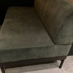 グリーン コーデュロイソファ 4点セットの画像