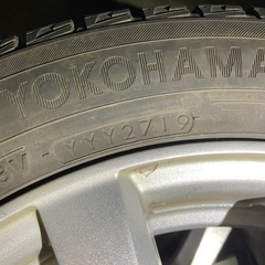 スタッドレスタイヤ　155/65R14 ホイール付きの画像