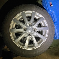 スタッドレスタイヤ　155/65R14 ホイール付きの画像