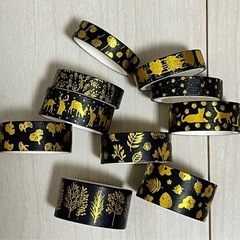 【新品】マスキングテープ 秋冬デザインの画像