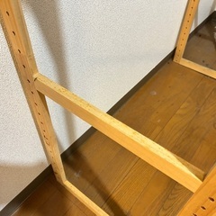 譲ります⭐︎ニトリの木シェルフの画像