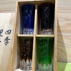 四季里子　きりこ屋　切子グラス　新品未使用の画像