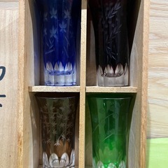 四季里子　きりこ屋　切子グラス　新品未使用の画像