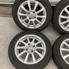 スタッドレス　155/65R14  ダンロップ24年製造　バリ山の画像