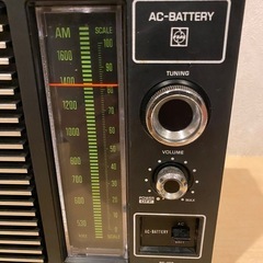 National Panasonic RE-195トランジスタラジオ動作確認済みの画像