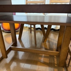 ダイニングテーブルセット(伸長式)の画像