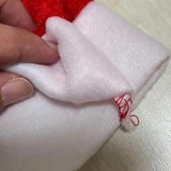 【新品】110cm サンタクロース ワンピース 女の子の画像