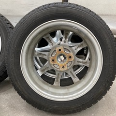 スタッドレス　　155/65R14  ダンロップ20年製　　バリ山の画像