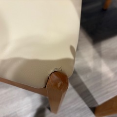 天然木　ダイニングテーブル　イス　セットの画像