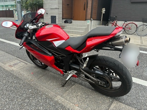【個人出品】メガリ250Ｒ　自賠責Ｒ9.8 実働