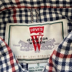 リーバイス　チェック柄シャツ　Sサイズの画像