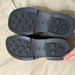 新品未使用品 ローファー 黒 ブラックの画像