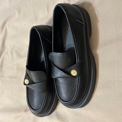新品未使用品 ローファー 黒 ブラックの画像