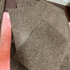 タイルカーペット　ブラウン　50×50の画像