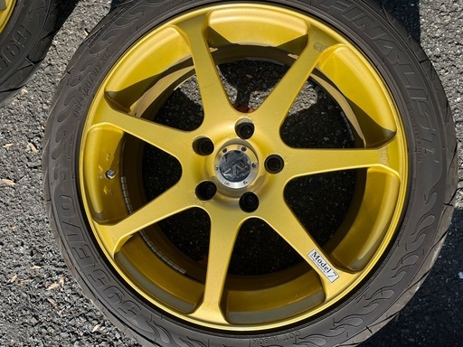 AVS MODEL7 17インチPCD114.3 7J+40 FINALIST 595EVO 2025年製　
