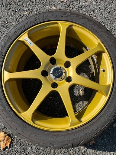 AVS MODEL7 17インチPCD114.3 7J+40 FINALIST 595EVO 2025年製