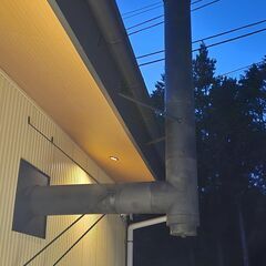 引き取り限定！！  薪ストーブ　二重煙突の画像