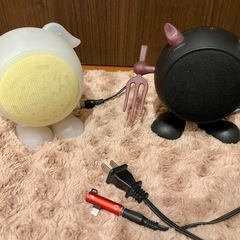 【動作確認OK】 🤍🖤EUPA エンジェル＆デビル スピーカーの画像
