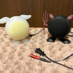 【動作確認OK】 🤍🖤EUPA エンジェル＆デビル スピーカーの画像