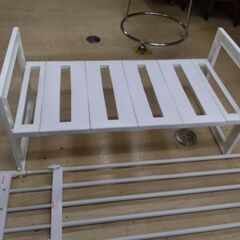 超お買い得　極上美品　ニトリ　伸縮式　フリーラック　キッチン　押し入れ　突っ張り棒　ハンガーラック　物干し竿の画像