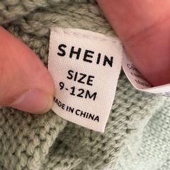 最終お値下げ！ベビーロンパースニット9-12mの画像