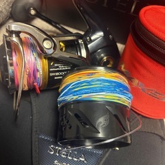 20ステラSW18000hg  マクセル25000換えスプール
pe付きの画像