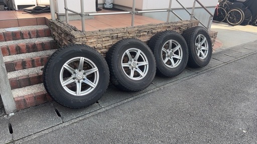 ⭐︎冬仕度⭐︎265/70R17 150プラド　DM-V3 ブリヂストン　スタッドレス・ホイールセット 