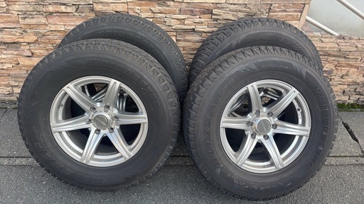 ⭐︎冬仕度⭐︎265/70R17 150プラド　DM-V3 ブリヂストン　スタッドレス・ホイールセット