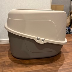 猫用トイレ フード付き 61×46×43cmの画像