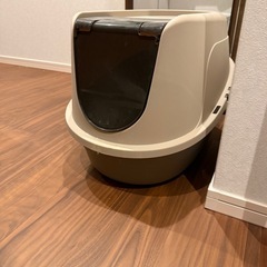 猫用トイレ フード付き 61×46×43cmの画像