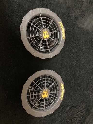 BURTLE カラーファン+24Vバッテリー AC09+AC08-1 エアークラフト AIRCRAFT