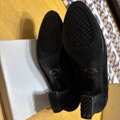 ウエスタンブーツ ショートブーツ ブラック シルバー装飾の画像