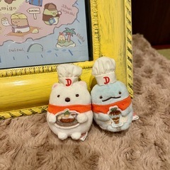 💛おまけ付♪すみっコぐらし「たびきぶん」額入り時計（黄）の画像