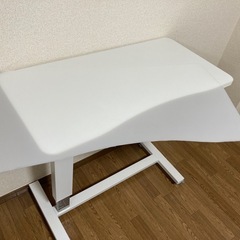 昇降式　サイドテーブル  高さ67~97cm キャスター付きの画像