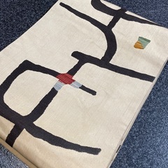 正絹 名古屋帯 綿帯 汚れあり 売れましたの画像