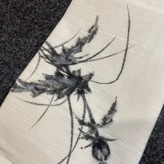 未使用 正絹 名古屋帯 九寸 作家物の画像